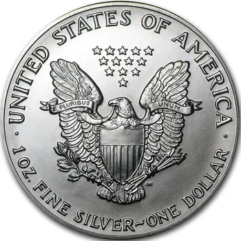 United States Mint American Eagle stříbrná mince 1oz 1992