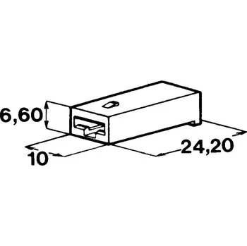 Auto elektroinstalace Izolační kryt dutinky 6,3mm, bílý, balení 100ks<br />Výrobce: IMP - 428986
