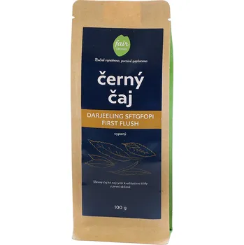Čaj Fairobchod Bio černý čaj Darjeeling FTGFOP z první sklizně, větší balení Hmotnost: 900 g