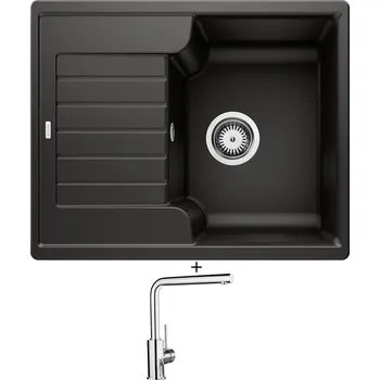 Granitový dřez Granitový dřez SET Blanco ZIA 40 S černá 526006 + Blanco MILA chrom 519414