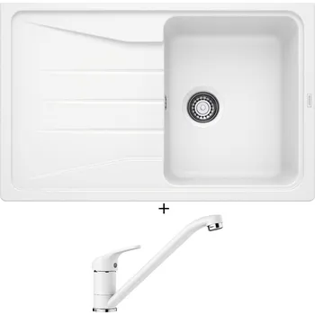 Granitový dřez Granitový dřez SET Blanco SONA 45 S bílá 519665 + Blanco DARAS bílá 517724
