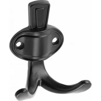 Věšák Věšák slitinový CORUNA, malý černý matný