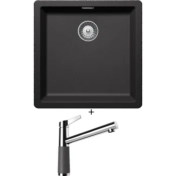 Granitový dřez Dřez pod desku SET Schock GREENWICH N-100 U Stone + Schock SC-510 554000 Stone