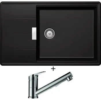 Granitový dřez Granitový dřez SET Schock TIA D-100LS Magma + Schock EVINAS 577120 nerez