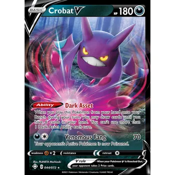 Sběratelská karetní hra Pokémon Crobat V 044/072 - Shining Fates