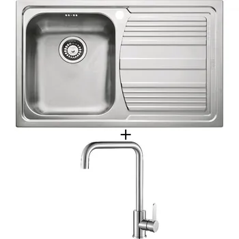 Nerezový dřez Nerezový dřez SET Franke LLL 611/2 + Laveo BONA BAB 265D nerez