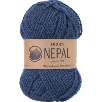 Příze Příze DROPS Nepal uni colour 6790 - modrá