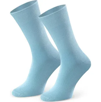 Sada pánského spodního prádla Tenké hladké pánské ponožky k obleku 056 modrá 39-41