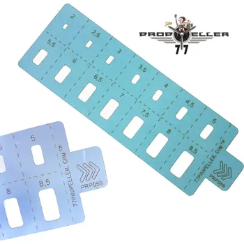 Plastikový model 77PROPELLER Airbrush Stencils Scribing and Spray Masking No.4