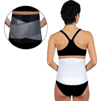 Ortika pás bederní s dlahami OR 11D - XL—Bílý