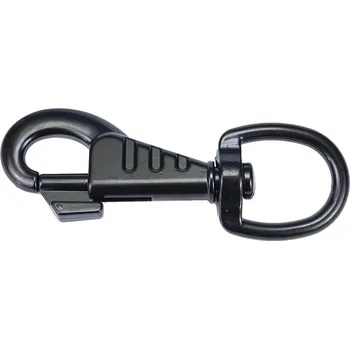 karabina Karabina otočná velká 20mm černá s prolisem