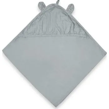Nuuroo Danila Mušelínová kojenecká osuška s kapucí - Dusty Blue