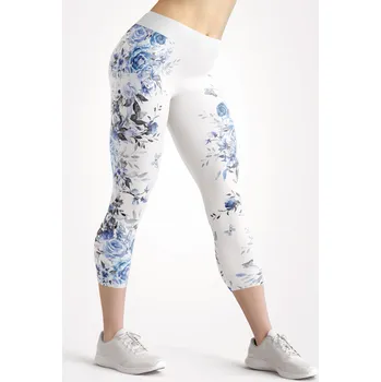 Dámské legíny UTOPY 3/4 Dámské sportovní legíny Pure Beauty - Blue Edition Velikost: XL