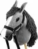 Plyšová hračka Hobby Horse Skippi koník s uzdou na tyči A3