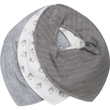 Kojenecký overall SLINTÁČKY FIXONI 3 KS JEDNOBAREVNÉ, GREY MELANGE