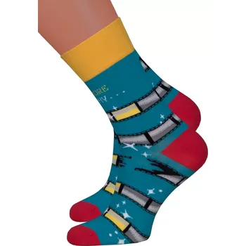 Dámské klasické ponožky 078/017 MORE Barva/Velikost: tyrkys / 39/42