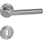 MPK - PRADO - R 3SM rozety BB, klika/klika BN/LN - Broušená nerez / leštěná nerez