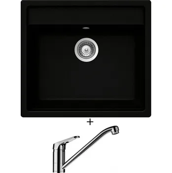 Granitový dřez Granitový dřez SET Schock MONO N-100 Puro + Schock COSMO 525001 chrom