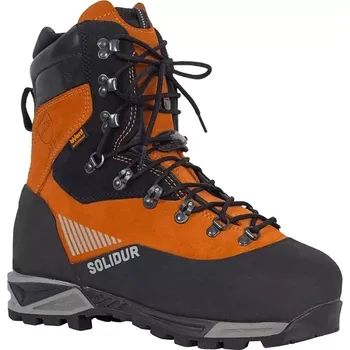 Pánská sportovní obuv Protipořezové boty SOLIDUR LOGWOOD dark orange, class 3 (28 m/s) 41