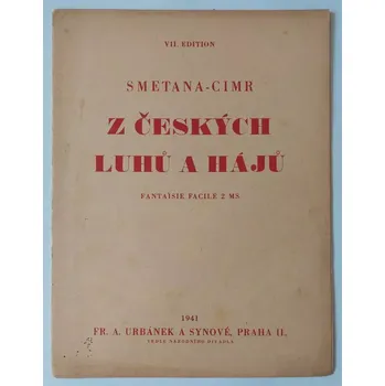 Bedřich Smetana - Z českých luhů a hájů noty