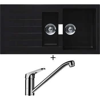 Granitový dřez Granitový dřez SET Schock SIGNUS D-150 Puro + Schock COSMO 525001 chrom