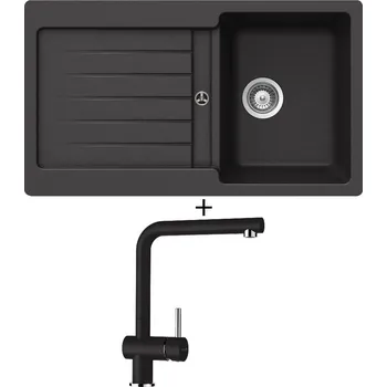 Granitový dřez Granitový dřez SET Schock TYPOS D-100 Nero + Schock EPOS 540000 Nero