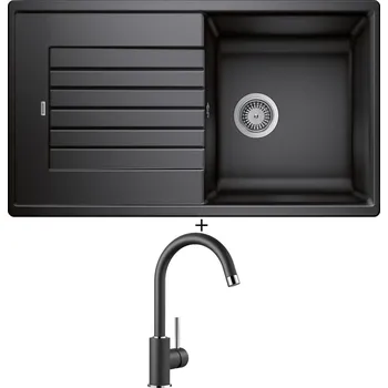 Granitový dřez Granitový dřez SET Blanco ZIA 5 S antracit 520511 + Blanco MIDA antracit 519415