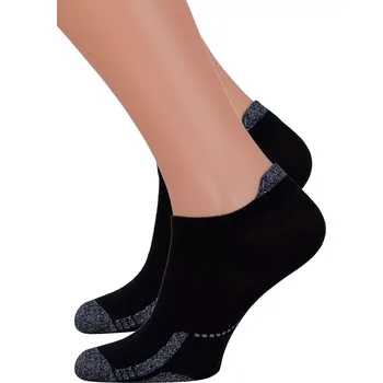 Dámské ponožky Dámské kotníkové ponožky 050/138 STEVEN Barva/Velikost: černá / 38/40