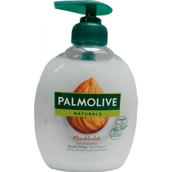 Mýdlo PALMOLIVE Naturals Mandelmilch - tekuté mýdlo s dávkovačem - 300 ml