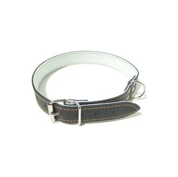 Obojek pro psa Sedlářství Doležel Obojek na psa kožený maxi 65cm/28mm černý