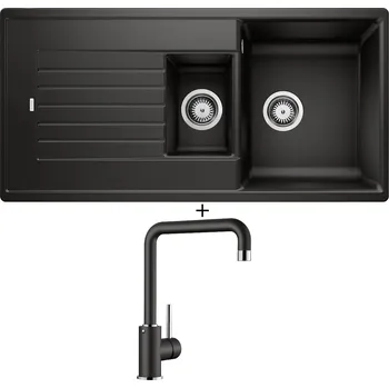 Granitový dřez Granitový dřez SET Blanco ZIA 6 S černá 526021 + Blanco MILI černá 526159