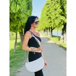 Kožená crossbody kabelka KATANA smetanová 69483-05