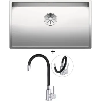 Nerezový dřez Nerezový dřez SET Blanco CLARON 700-IF nerez hedvábný lesk 521580 + Deante NEO LUNO BOC B720 nerez