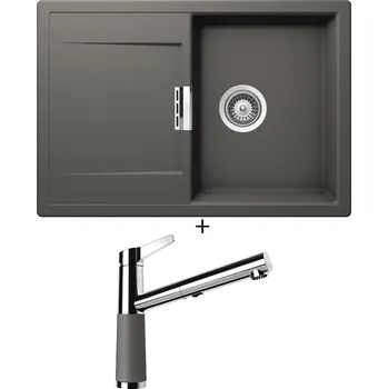 Granitový dřez Granitový dřez SET Schock MONO D-100S Silverstone + Schock SC-510 554120 Silverstone