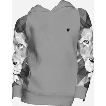 Dámská mikina UTOPY Dámská sportovní mikina Grey Lion Velikost: XS