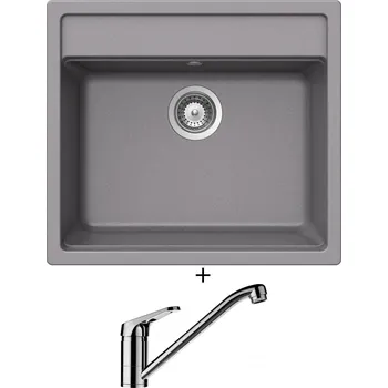 Granitový dřez Granitový dřez SET Schock NEMO N-100 Croma + Schock COSMO 525001 chrom