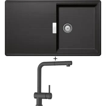 Granitový dřez Granitový dřez SET Schock TIA D-100 Stone + Schock EPOS 540127 Stone