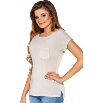 Dámská halenka Dámská halenka Manuella s krátkým rukávem Babell Barva/Velikost: béžová / L/XL