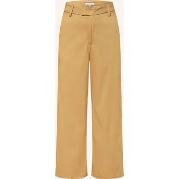 Dámské kalhoty Mrs & Hugs Dámské Saténové Kalhoty, béžová, 40