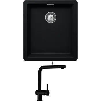 Granitový dřez Dřez pod desku SET Schock GREENWICH N-100S U Puro + Schock EPOS 540027 Puro