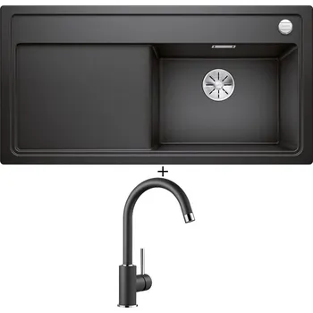 Granitový dřez Granitový dřez SET Blanco ZENAR XL 6 S antracit 523964 + Blanco MIDA antracit 519415