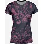 UTOPY Dámské sportovní tričko Purple Birds Velikost: XL