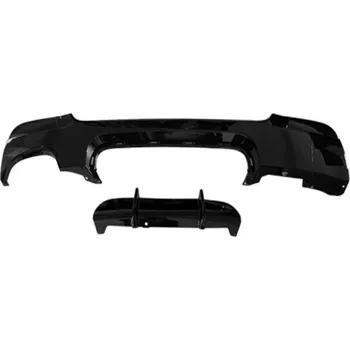 Tuning JOM zadní difuzor pro BMW řada 3 E92, E93, r.v. 2006-2013, dvojitá koncovka na levé straně, pouze pro M nárazníky