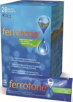 Ferrotone Přírodní zdroj železa s vitamínem C jablko