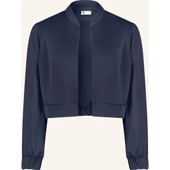 Dámský blejzr V By Vera Mont Dámské Saténový Bolero, tmavě modrá, 44