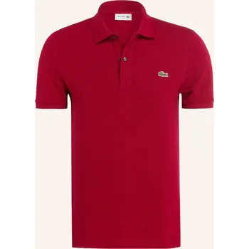 Lacoste Pánská Polokošile Z Piké Slim Fit, tmavě červená, 3XL