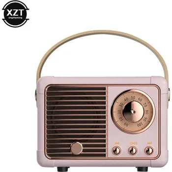 Bluetooth reproduktor Mini bluetooth reproduktor s FM rádiem - Růžová
