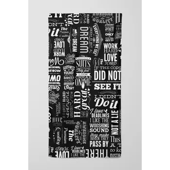 Ručník UTOPY Ručník Black Headliner Rozměr: 70x140