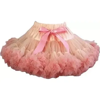 Dívčí sukně Sukně TUTU PETTI Extra objem TOP Broskvová duo