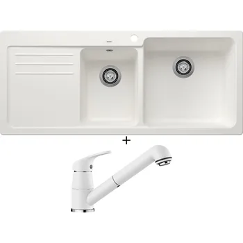 Granitový dřez Granitový dřez SET Blanco NAYA 8 S bílá 525783 + Blanco DARAS-S bílá 517735